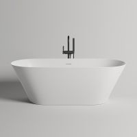 Ванна из искусственного камня Salini Mona 180х80 Белая матовая арт-102921M — фото 2, Ванны из искусственного камня