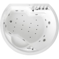 Акриловая ванна Gemy G9063 K 183х162 с гидромассажем арт-G9063K — фото 1, Акриловые ванны