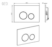 Товар: (023G) Панель смыва нержавеющая сталь, цвет Титановое золото матовое (клавиши круглые) арт-KDI-0000038 - фото 2 (023G) Панель смыва нержавеющая сталь, цвет Титановое золото матовое (клавиши круглые) арт-KDI-0000038 — фото 2, Кнопки смыва