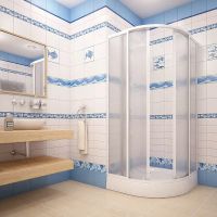 Душевой уголок Melodia della vita Project Tondo 90x90 профиль Белый полистирол призма арт-MCNPT9090PsWt — фото 1, Душевые уголки четверть круга