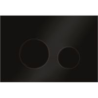 Клавиша смыва KK POL M11 Черная матовая арт-SPP/145/0/K — фото 1, Кнопки смыва