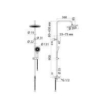 Душевая система Iddis SpaHome Хром арт-SPA3F0Ci76 — фото 5, Душевые стойки