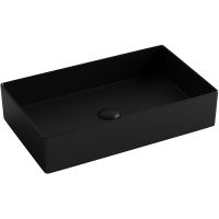 Раковина-чаша Ceramicanova Element 60 Черная матовая арт-CN6070MB — фото 2, Раковины накладные