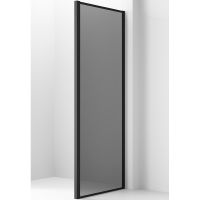 Душевая стенка Ambassador Forsa 80 профиль Черный стекло тонированное арт-80ABB — фото 1, Боковые стенки