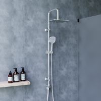 Товар: Душевая система Dorff Norma Хром Серый арт-D0712000 - фото 8 Душевая система Dorff Norma Хром Серый арт-D0712000 — фото 8, Душевые стойки