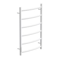 Полотенцесушитель электрический Point Афина П6 500x800 диммер слева, белый арт-PN04758W — фото 3, Электрические полотенцесушители