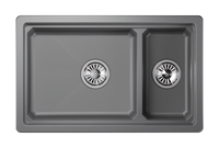 Granula-KS-, кухонная мойка, кварц арт-7304U, АЛЮМИНИУМ — фото 1, Кухонные мойки