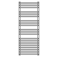 Водяной полотенцесушитель Grota Forte 48х120 Хром арт-Форте 48/120 — фото 1, Водяные полотенцесушители