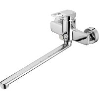 Смеситель для ванны Swedbe Kronos универсальный Хром арт-2050 — фото 5, Смеситель для ванны