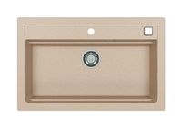 Мойка для кухни ALVEUS GRANITAL ATROX 40 TERRA - G22 790 X 500 1X в комплекте с сифоном 1132823, арт-1140444.0 — фото 1, Кухонные мойки