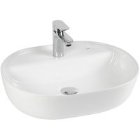 Раковина Bond 50 Белая глянцевая арт-S01-500 — фото 1, Раковины накладные