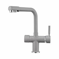 Смеситель для кухни Point серый арт-PN3104AL — фото 1, Смесители для кухни