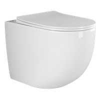 Унитаз Ceramicanova Mia Rimless приставной с сиденьем Микролифт арт-CN1810 — фото 3, Приставные унитазы