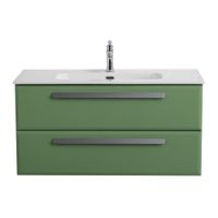 База под раковину подвесная CEZARES арт-ECO-CER-N-1000-2C-SO-PS-P — фото 1, Тумбы под раковину