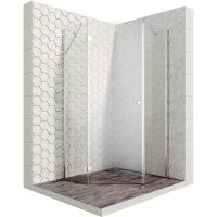 Товар: Душевой уголок Ambassador Diamond 100х100 профиль Хром стекло прозрачное арт-12011112L - фото 2 Душевой уголок Ambassador Diamond 100х100 профиль Хром стекло прозрачное арт-12011112L — фото 2, Душевые уголки трапеция