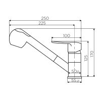 Смеситель для кухни Dorff Ultra Хром арт-D5000000 — фото 2, Смесители для кухни