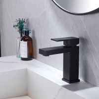 Смеситель для раковины Haiba Черный матовый арт-HB10803-7 — фото 3, Смесители для раковины