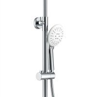 Товар: Душевая система Haiba Белый Хром арт-HB24557-8 - фото 4 Душевая система Haiba Белый Хром арт-HB24557-8 — фото 4, Душевые стойки