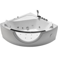 Акриловая ванна Orans 137x137 с гидромассажем арт-62118M0 — фото 1, Акриловые ванны