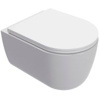 Унитаз AQUAme подвесной Белый глянец с сиденьем Микролифт арт-AQM2013PRO — фото 1, Подвесные унитазы