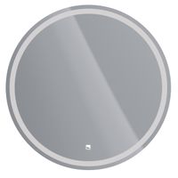 Зеркало LUNO , 60*60см, сенсорный выключатель, LED-подсветка, ф-ция антизапотевания арт-99.2008 — фото 5, Зеркала в ванную комнату