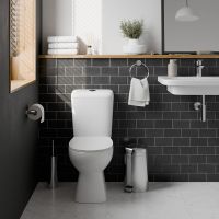 Унитаз компакт Iberica Blanca Munia с бачком и сиденьем Микролифт арт-IB.MUN.121.1B1 — фото 7, Напольные унитазы