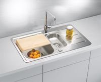 Товар: Мойка для кухни LINE MAXIM 70 SAT-90 795X505 в компл. с сифоном 1130555, арт-1089614.0 - фото 2 Мойка для кухни LINE MAXIM 70 SAT-90 795X505 в компл. с сифоном 1130555, арт-1089614.0 — фото 2, Кухонные мойки