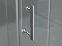 Душевой уголок Ambassador Kingston 90х90 профиль Хром стекло прозрачное арт-14011102 — фото 3, Квадратные душевые уголки