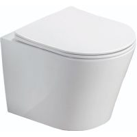 Унитаз Azario Teramo подвесной Белый с сиденьем Микролифт арт-AZ-0053 SP — фото 1, Подвесные унитазы