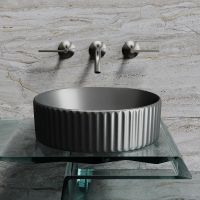 Товар: Раковина-чаша Ceramicanova Element 36 Темный антрацит матовый арт-CN6057MDH - фото 7 Раковина-чаша Ceramicanova Element 36 Темный антрацит матовый арт-CN6057MDH — фото 7, Раковины накладные