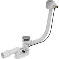 Слив-перелив Alcaplast полуавтомат с наливом Хром арт-A566-273133-57 — фото 1, Сливы-переливы