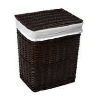 Isar Плетеная корзина для белья с крышкой арт-WB-130-M — фото 9, Корзины для белья