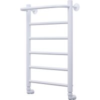 Водяной полотенцесушитель Comfysan Capri W-6 60x40 с полкой Белый матовый арт-012717 — фото 1, Водяные полотенцесушители