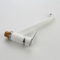 Смеситель для кухни Ledeme H03W 4903-WL Белый Хром арт-535848 — фото 5, Смесители для кухни