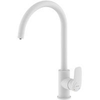 Смеситель для кухни Milardo Rora Белый матовый арт-RORWTFJM05 — фото 1, Смесители для кухни