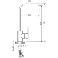 Товар: Смеситель для кухни Haiba Нержавеющая сталь арт-HB70806 - фото 4 Смеситель для кухни Haiba Нержавеющая сталь арт-HB70806 — фото 4, Смесители для кухни