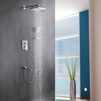 Душевая система Rose R15F Белая Хром арт-R1535F — фото 3, Встраиваемые душевые комплекты