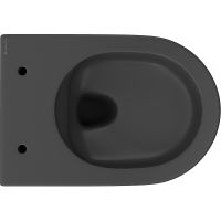 Унитаз Aqueduto Cone подвесной Черный матовый с сиденьем Микролифт арт-CON0140 — фото 10, Подвесные унитазы