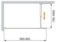 Товар: Душевая шторка на ванну CEZARES арт-LIBERTA-V-1-90/155-C-NERO - фото 2 Душевая шторка на ванну CEZARES арт-LIBERTA-V-1-90/155-C-NERO — фото 2, Неподвижные шторки для ванной