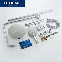 Душевая система Ledeme 2411L Хром арт-535866 — фото 4, Душевые стойки