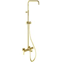 Душевая система Remer Energy Золото глянцевое арт-EY34ASSDDO — фото 1, Душевые стойки