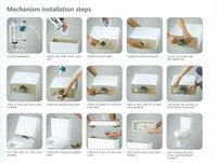 Унитаз компакт CeramaLux с бачком и сиденьем Микролифт арт-TR2170 — фото 14, Напольные унитазы