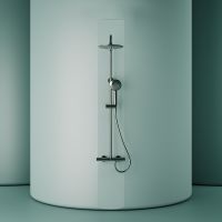 Душевая система Sancos Game с термостатом Хром арт-SC3002CH — фото 9, Душевые стойки