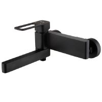 Смеситель для ванны Iddis Slide Черный арт-SLIBL00i02WA — фото 1, Смеситель для ванны