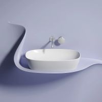 Раковина-чаша Ceramicanova Element 60 Белая матовая арт-CN6049MW — фото 12, Раковины накладные