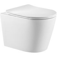 Унитаз Iberica Blanca Burgos Alto подвесной с сиденьем Микролифт арт-IB.BRA.231.1B1 — фото 1, Подвесные унитазы