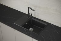 Мойка кухонная Point Этна 78 черный арт-PN3012B — фото 5, Кухонные мойки