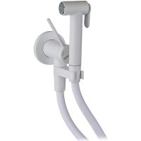 Гигиенический душ со смесителем Gattoni Белый матовый арт-RT010BO — фото 1, Гигиенические души