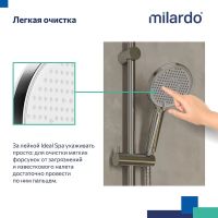 Ручной душ Milardo Ideal Spa 3F Хром арт-ILS3FCRM18 — фото 9, Лейки для душа