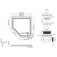 Isen Душевой поддон арт-26T38 — фото 3, Акриловые душевые поддоны